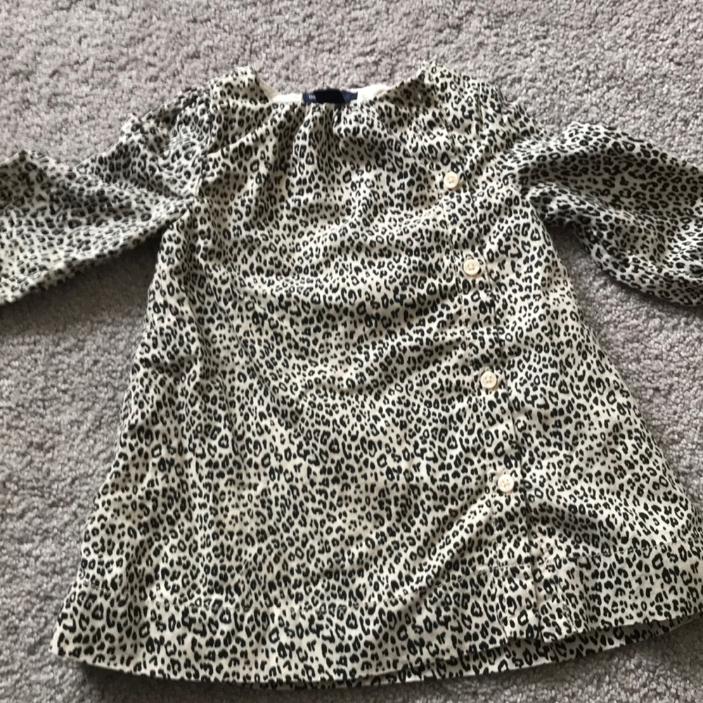 Baby Gap Leopard 🐆 Print Baby Dress 6-12M NWOT